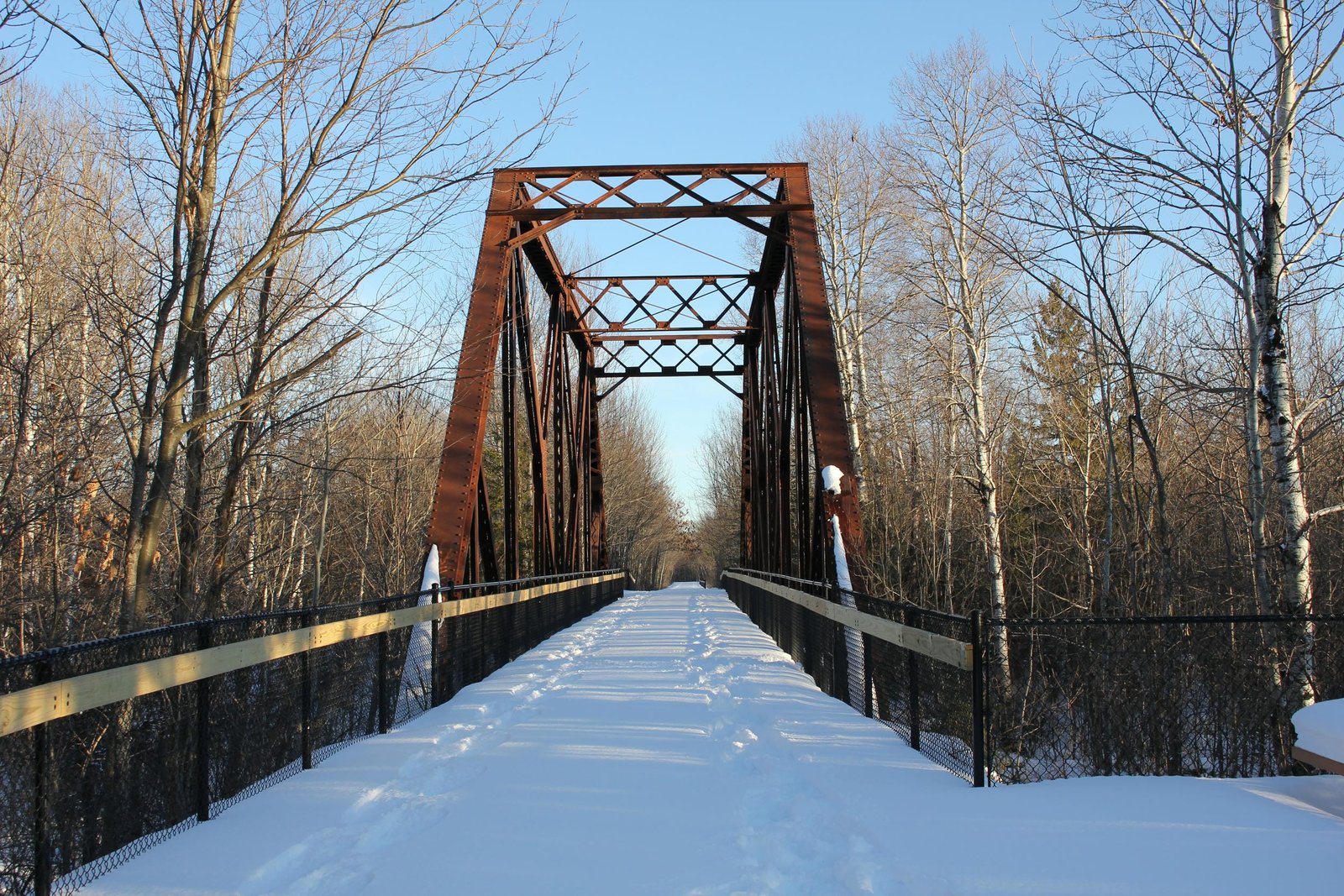 Looking east